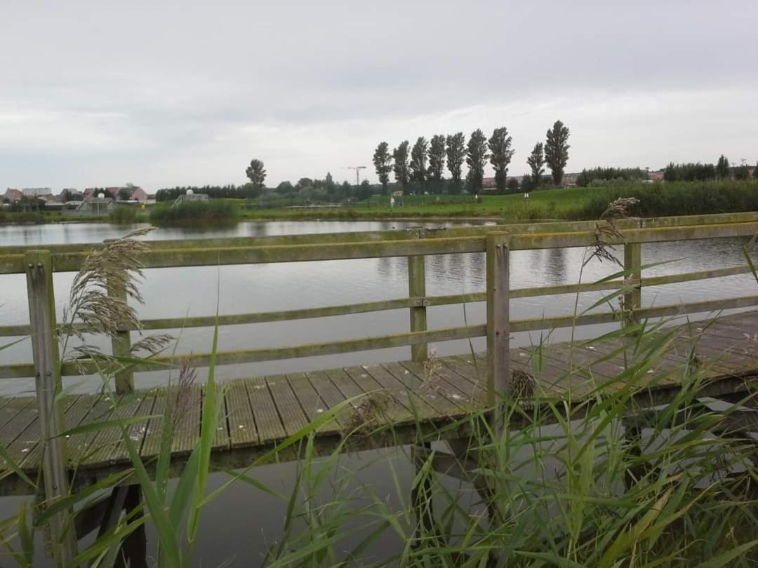 Luxueuze Stacaravan In Bredene Met Eigen Terras En Tuintje 外观 照片